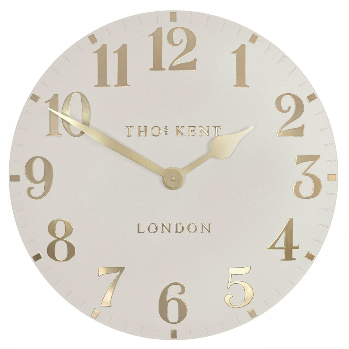 Arabic Wall Clock in Oatmeal - Small