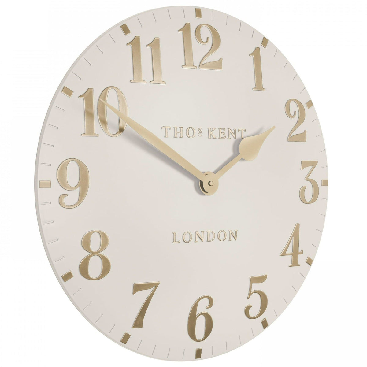 Arabic Wall Clock in Oatmeal - Large