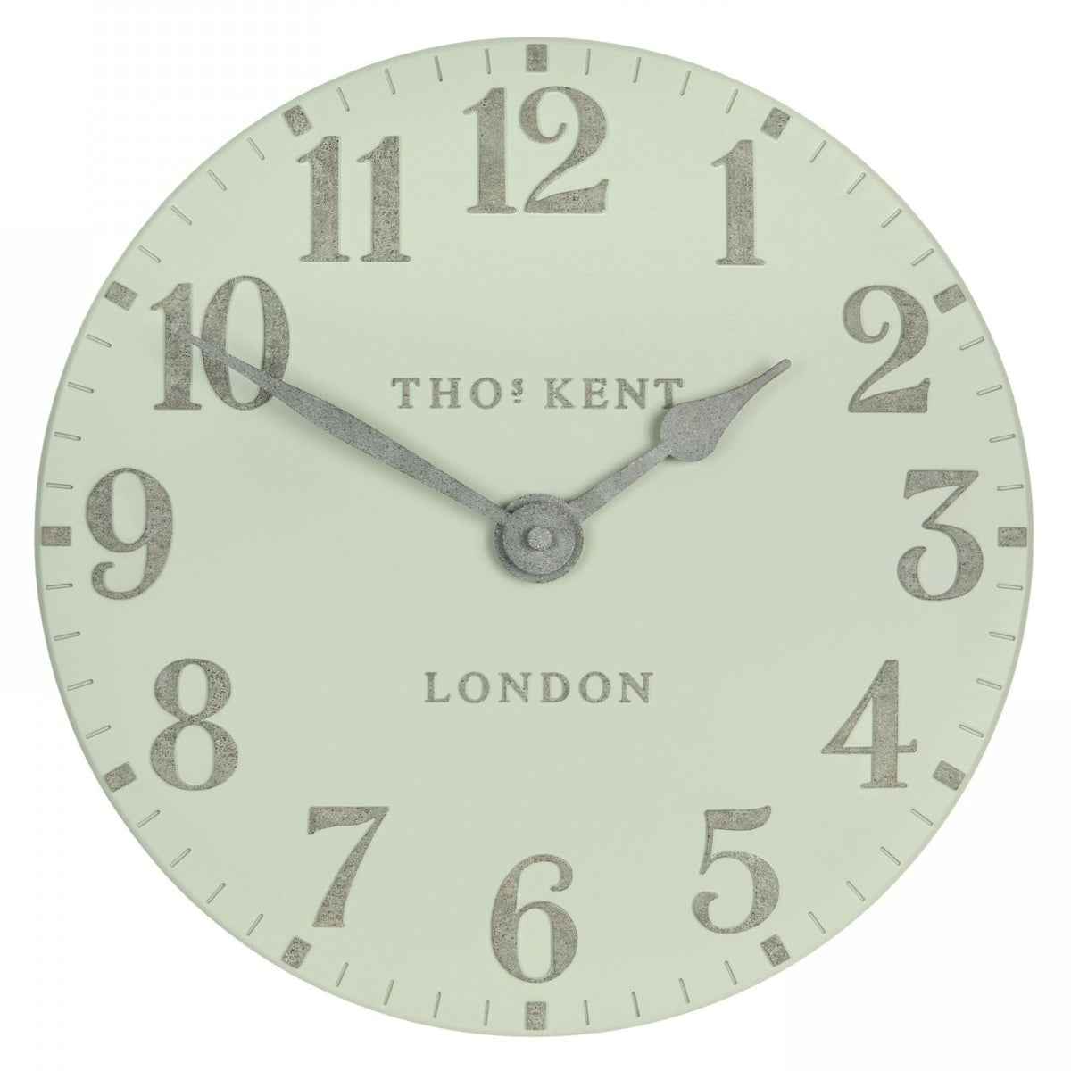 Arabic Wall Clock in Pearl Green - Small