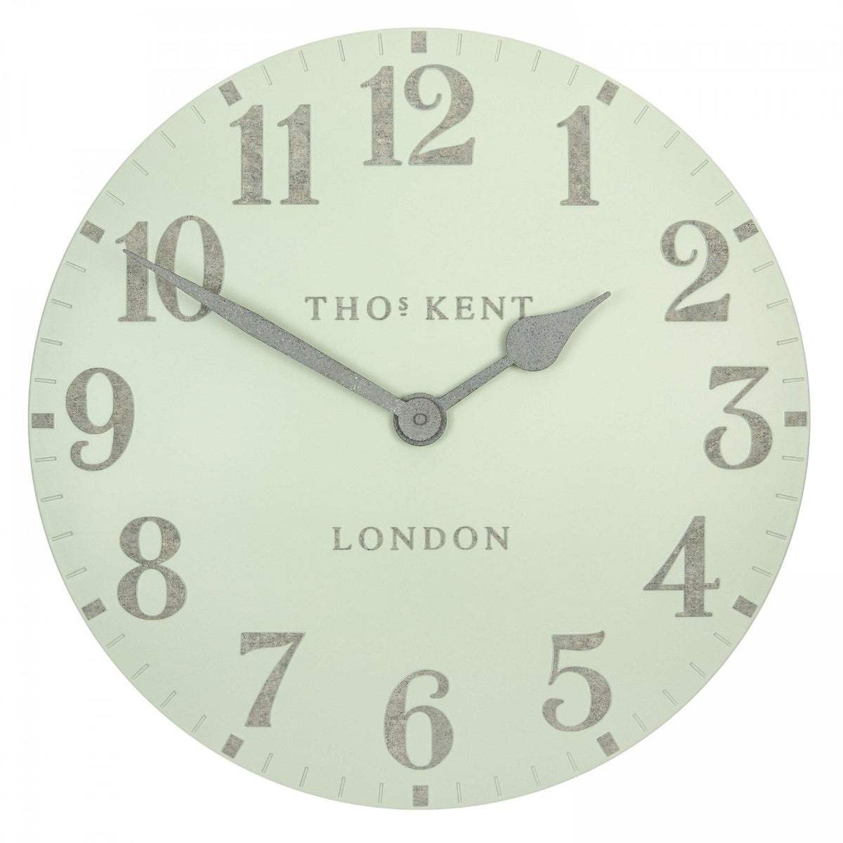 Arabic Wall Clock in Pearl Green - Large