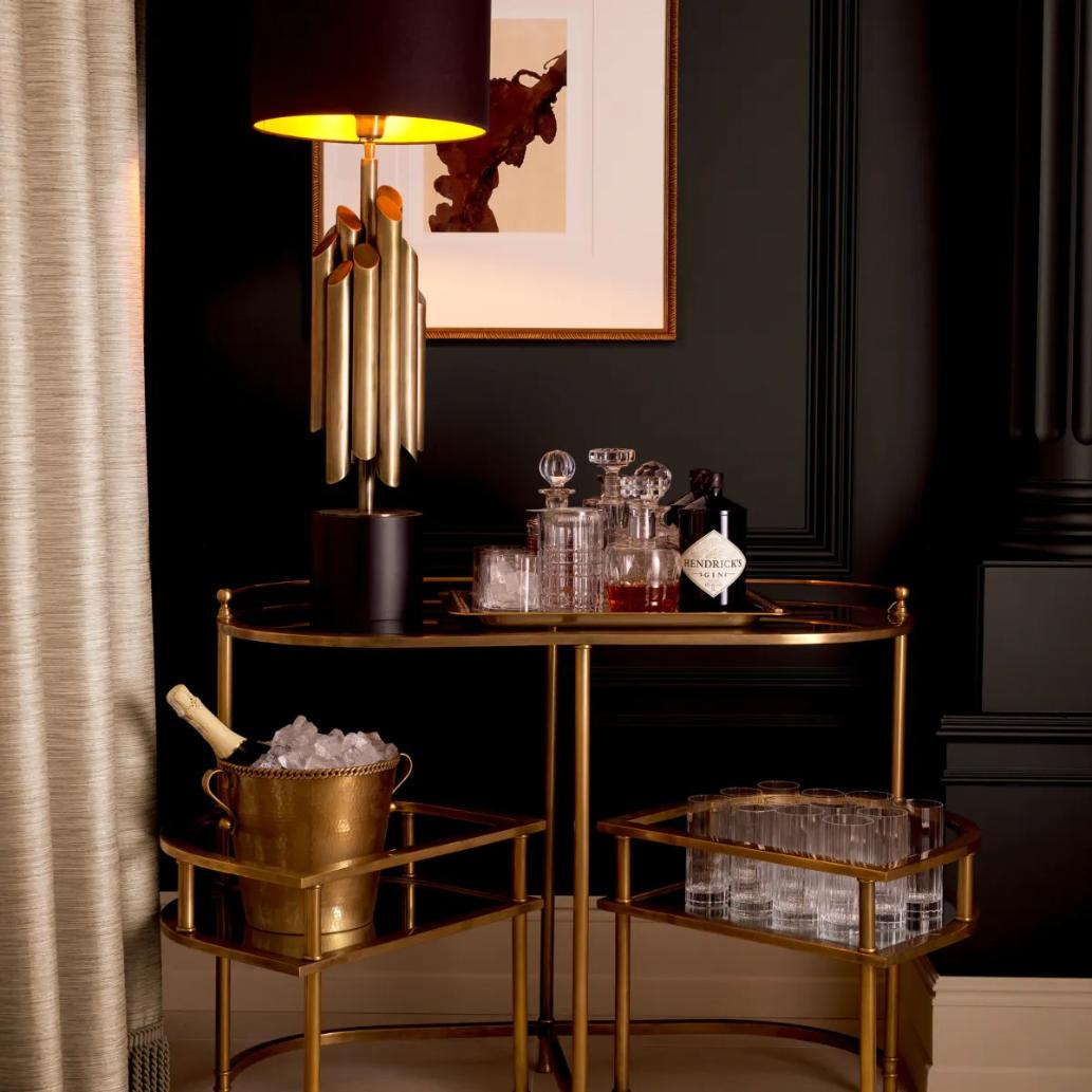 Trolley Lavalle in Vintage Brass Finish
