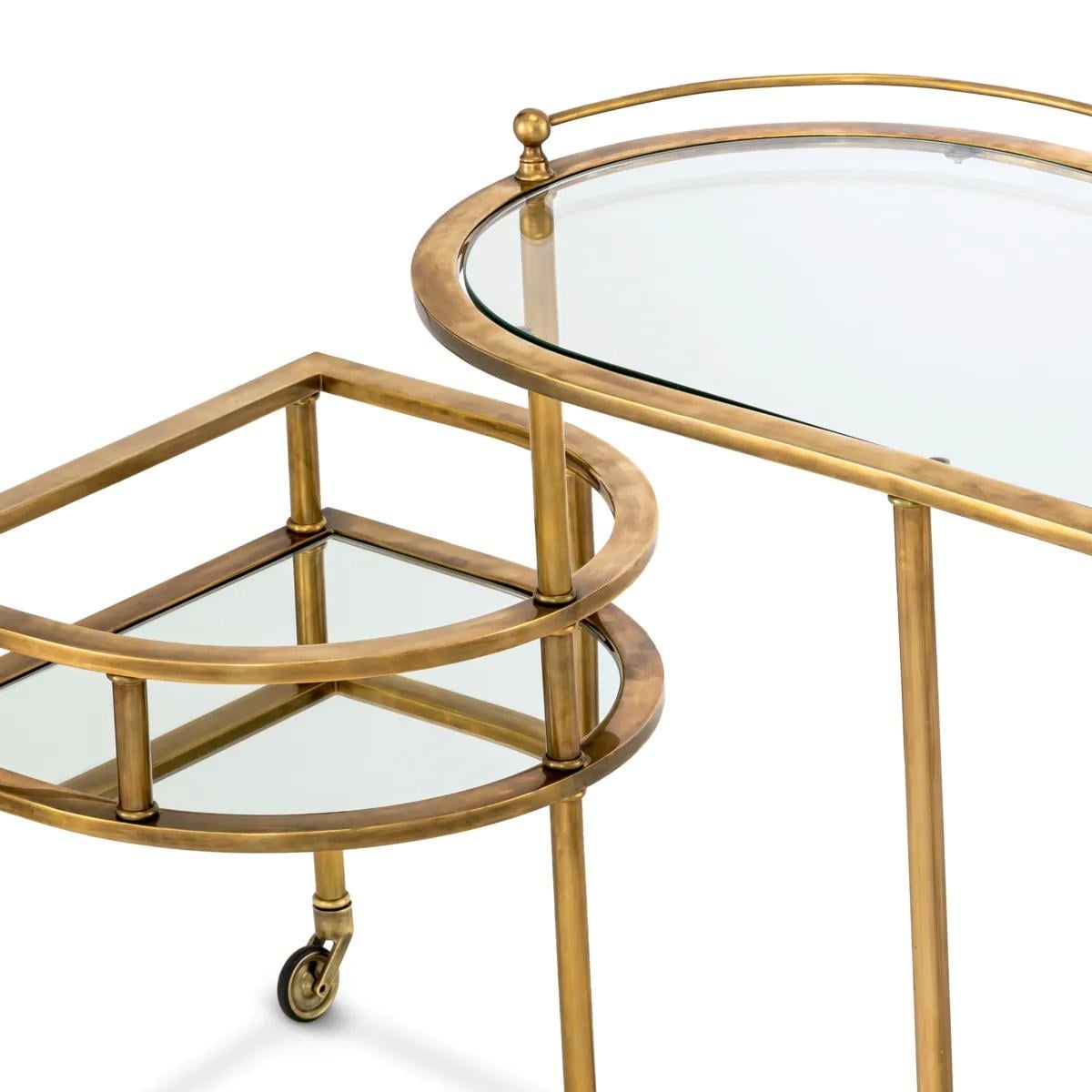 Trolley Lavalle in Vintage Brass Finish