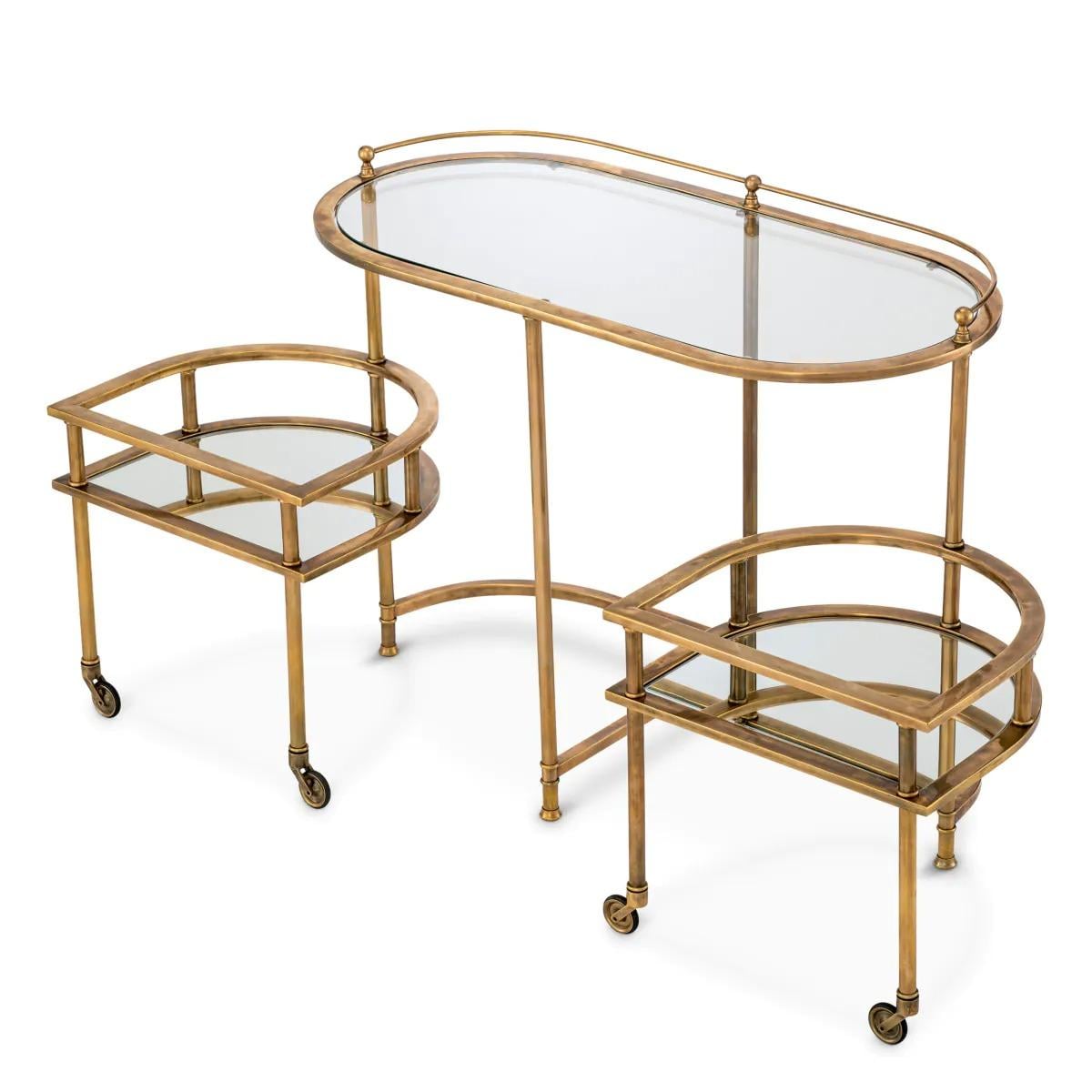 Trolley Lavalle in Vintage Brass Finish