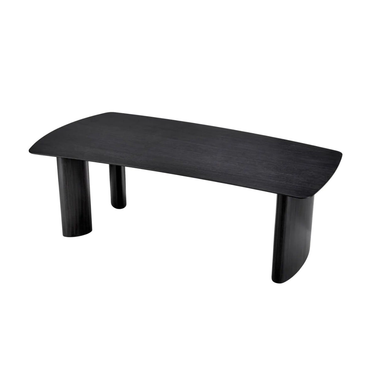 Bergman Dining Table in Charcoal Grey - 230cm