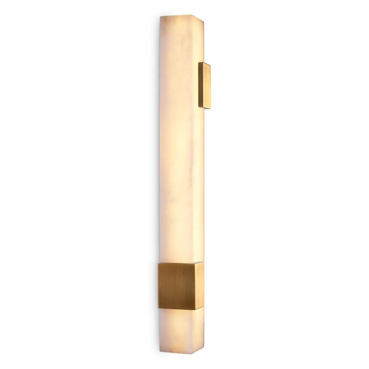 Wall Lamp Furore Antique Brass Finish & Alabaster
