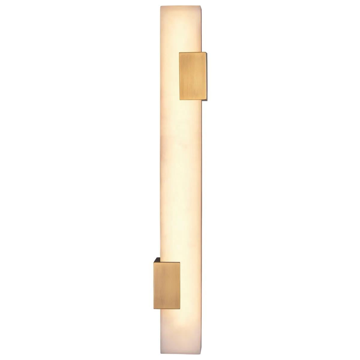Wall Lamp Furore Antique Brass Finish & Alabaster