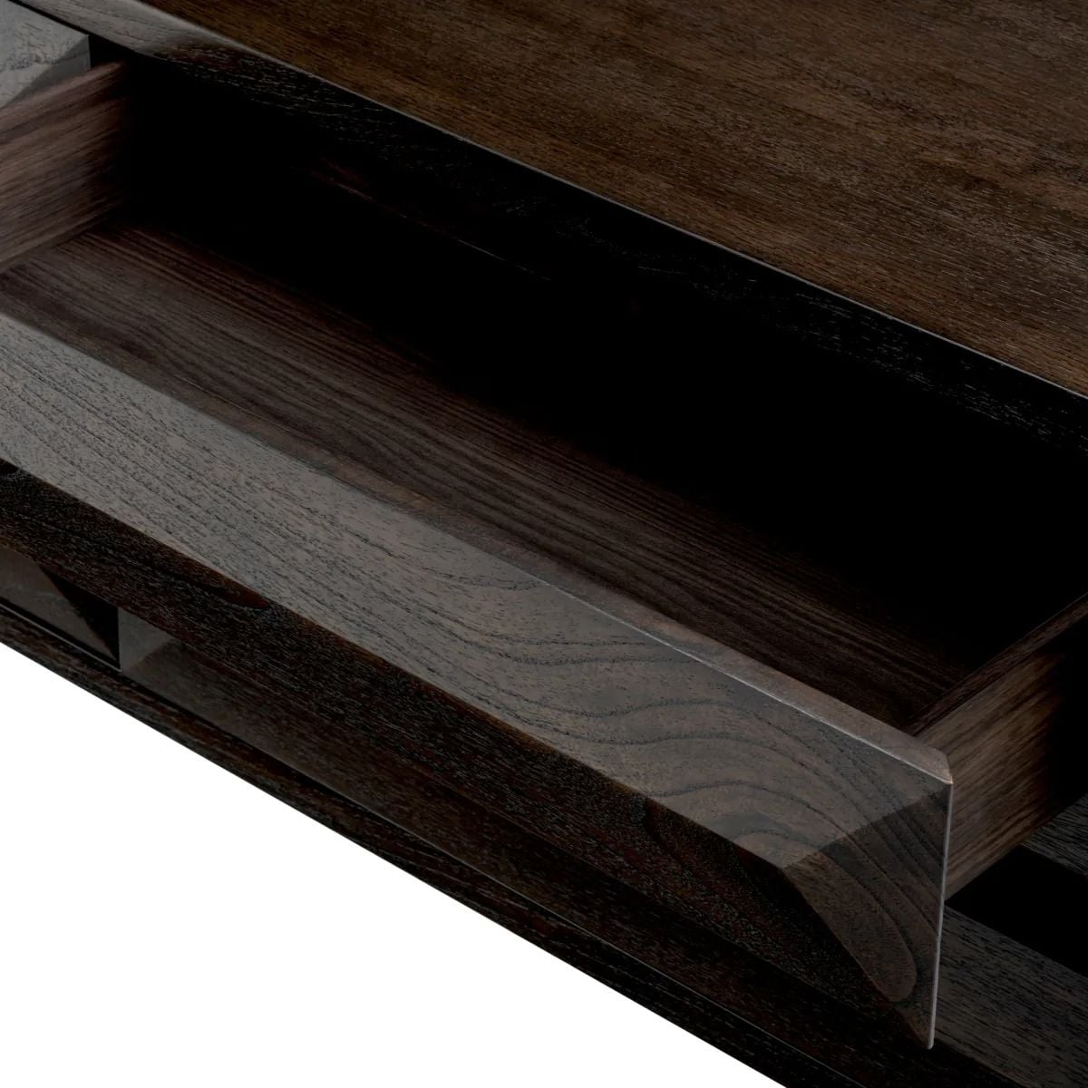 Dresser Denver Dark Oak Veneer and Brass