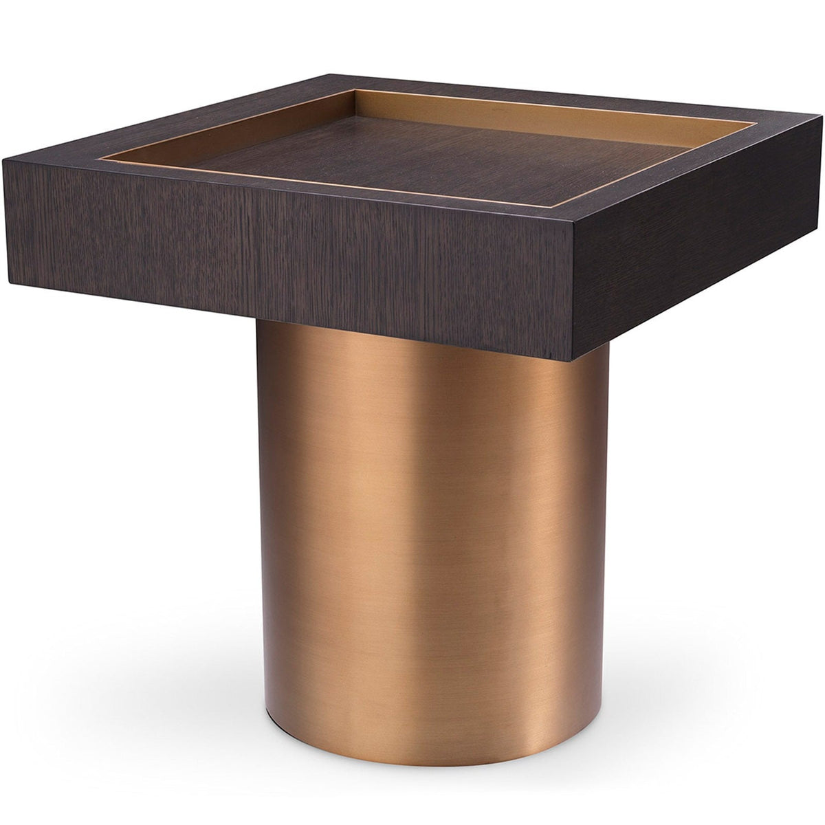 Otus Square Side Table in Mocha