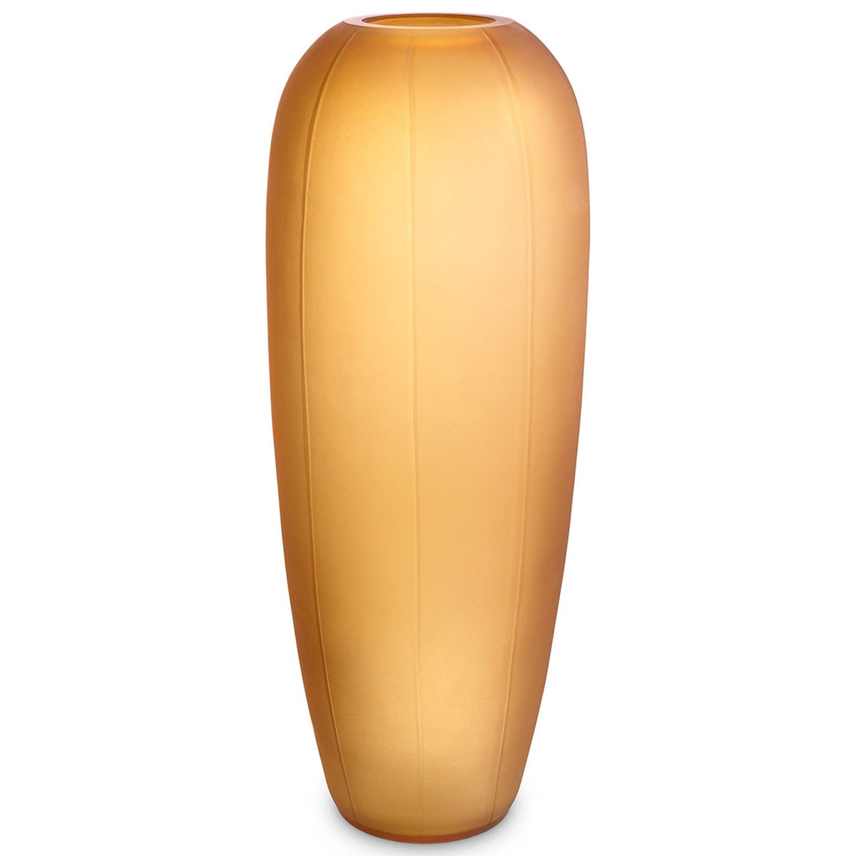 Zenna Vase in Amber - Large