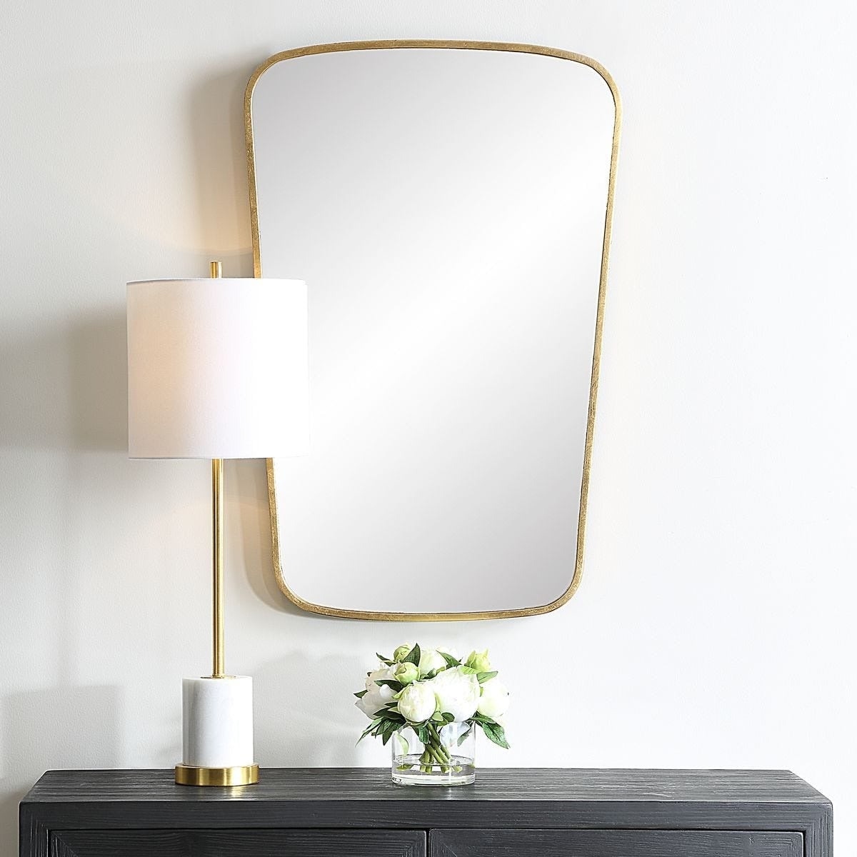 Aura Gold Leaf Mirror