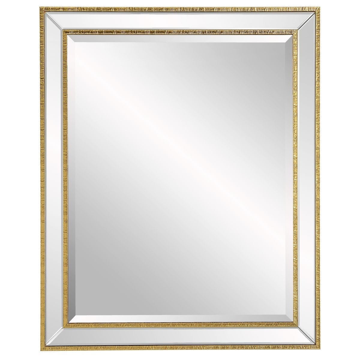 Lines Small Mirror in Gold