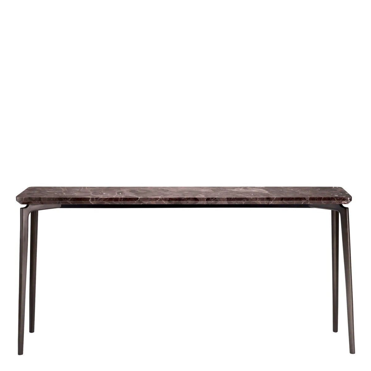 White House Console Table in Brown Marble