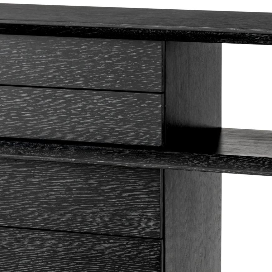 Mantua Console Table in Charcoal Grey