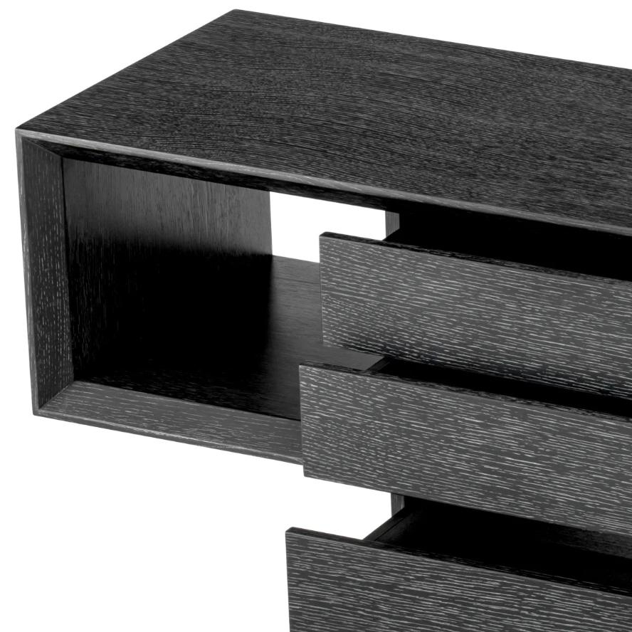 Mantua Console Table in Charcoal Grey
