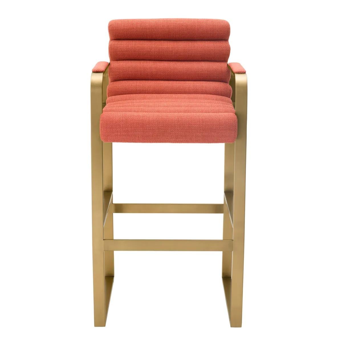 Bar Stool Olsen in Scalea Orange