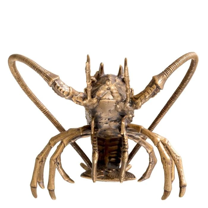 Lobster Ornament in Brass