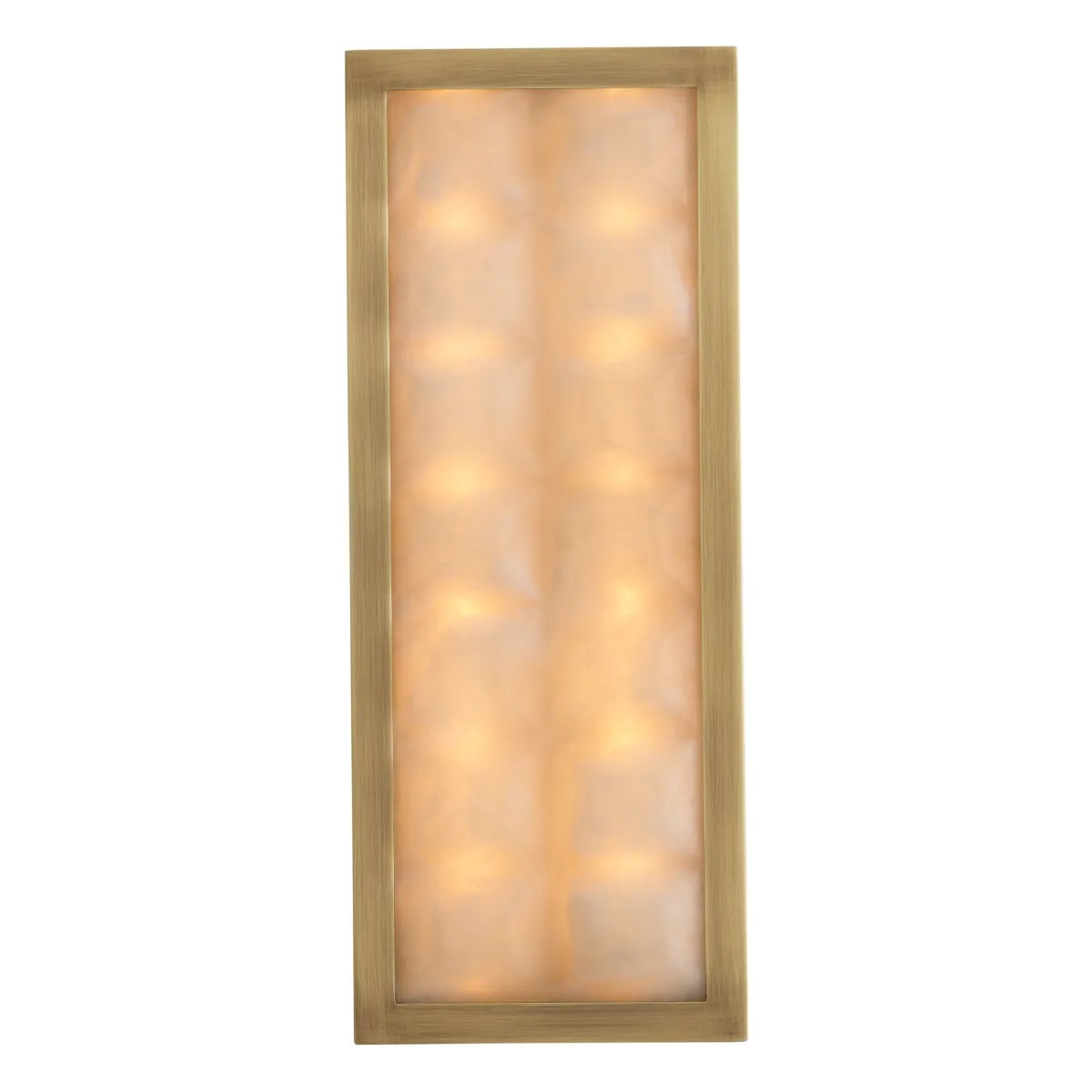 Wall Lamp Cabildo in Antique Brass Finish & Alabaster