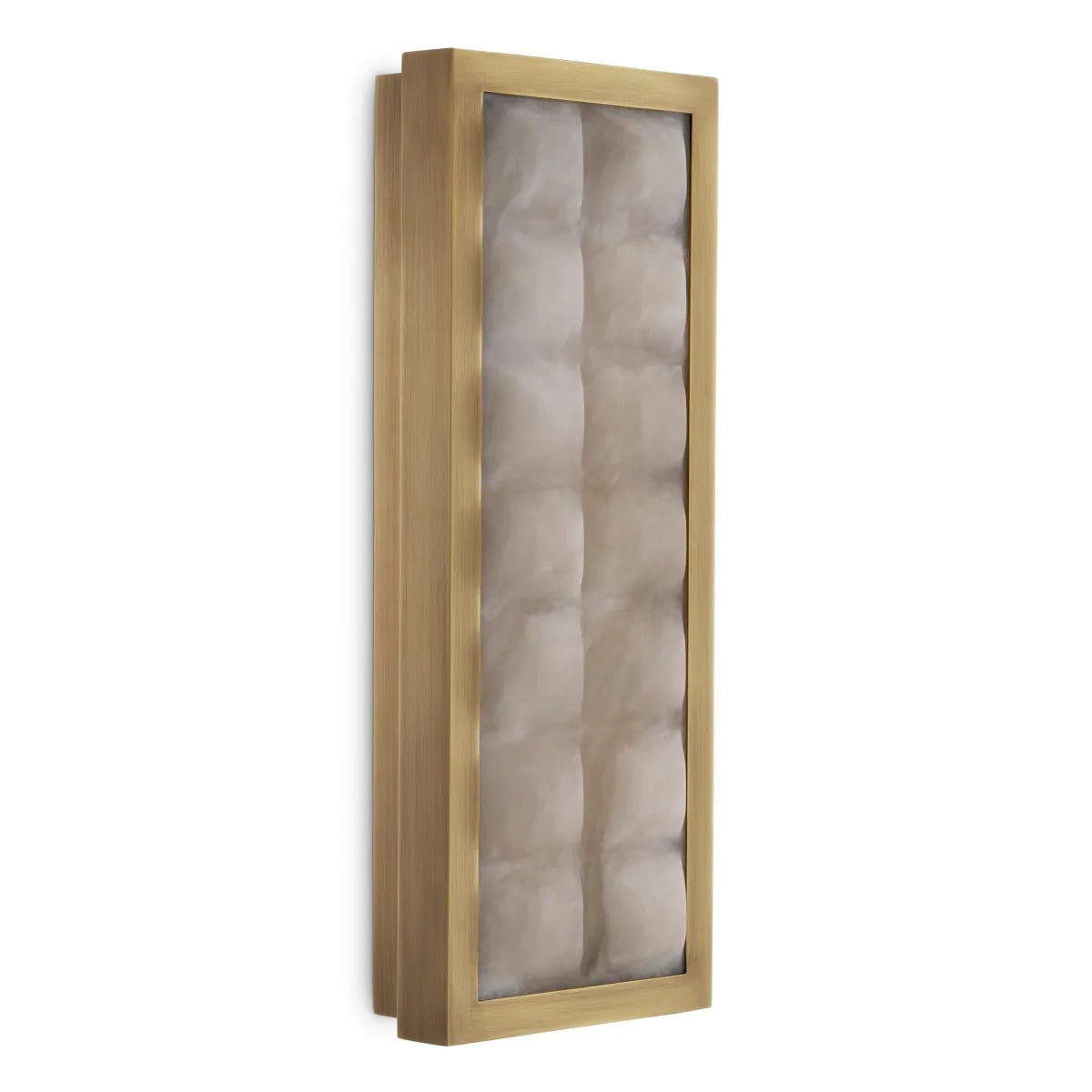 Wall Lamp Cabildo in Antique Brass Finish & Alabaster