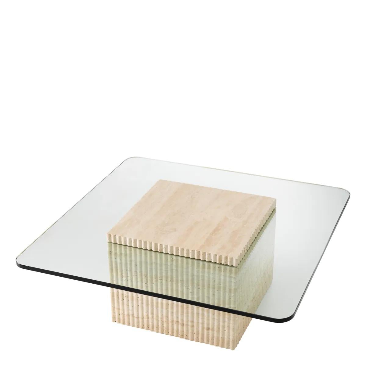 Coffee Table Brindisi in Travertine