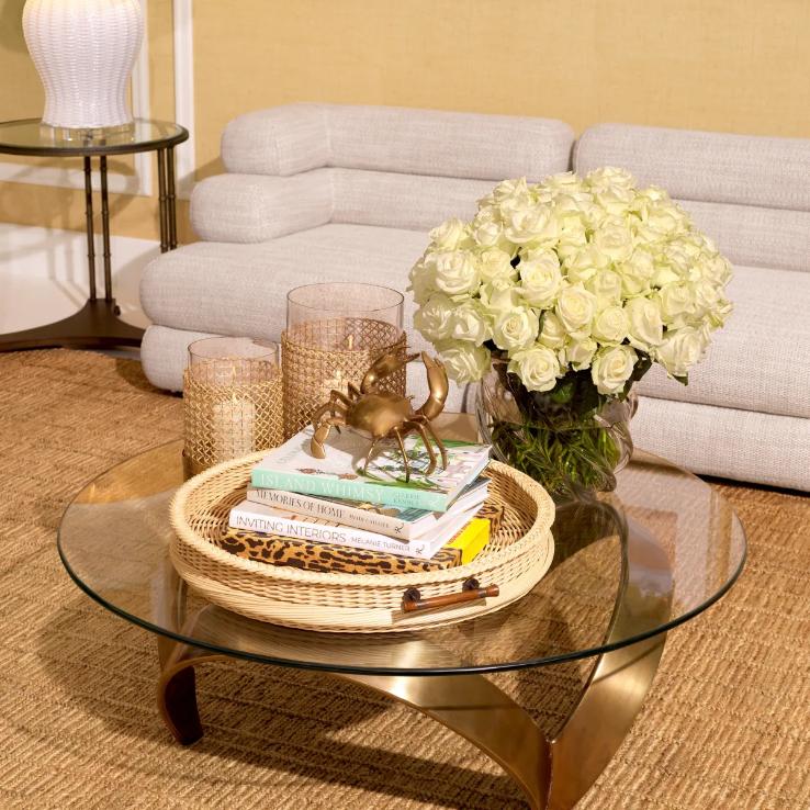 Tray Vimini Large in Natural Rattan