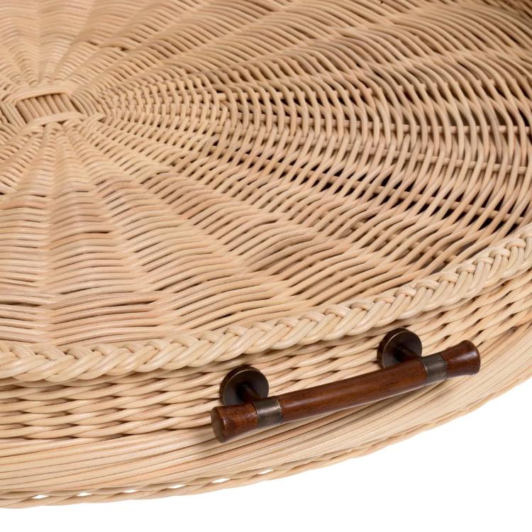 Tray Vimini Large in Natural Rattan