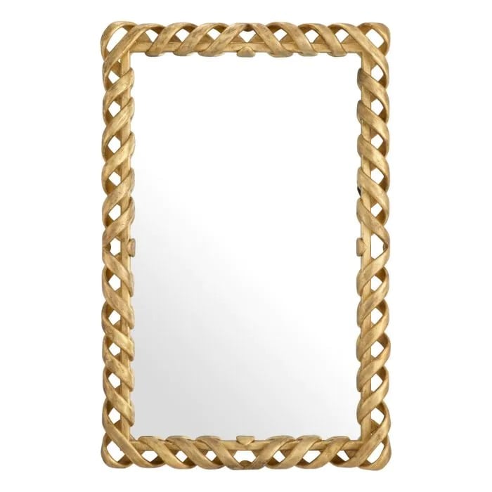 Casone Mirror in Antique Gold