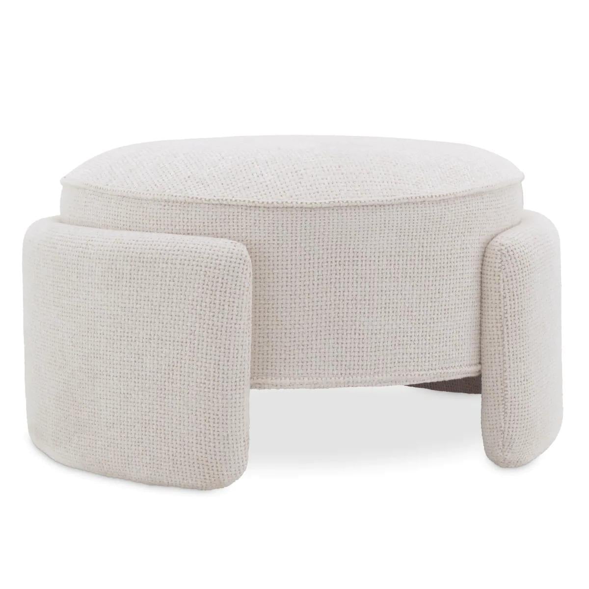 Ortega Stool in Lyssa Off-White