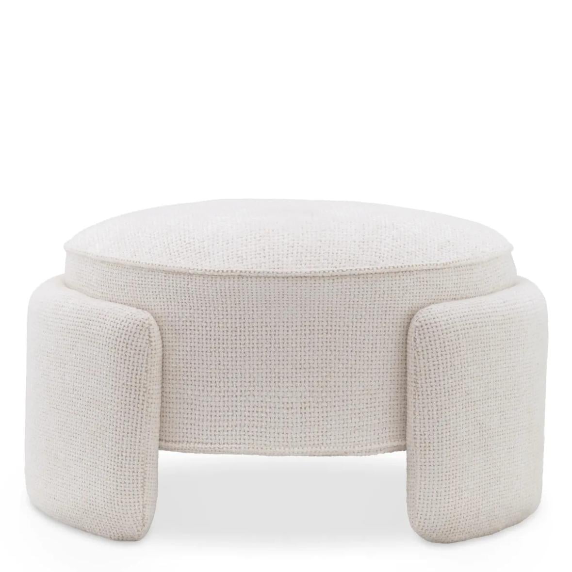 Ortega Stool in Lyssa Off-White