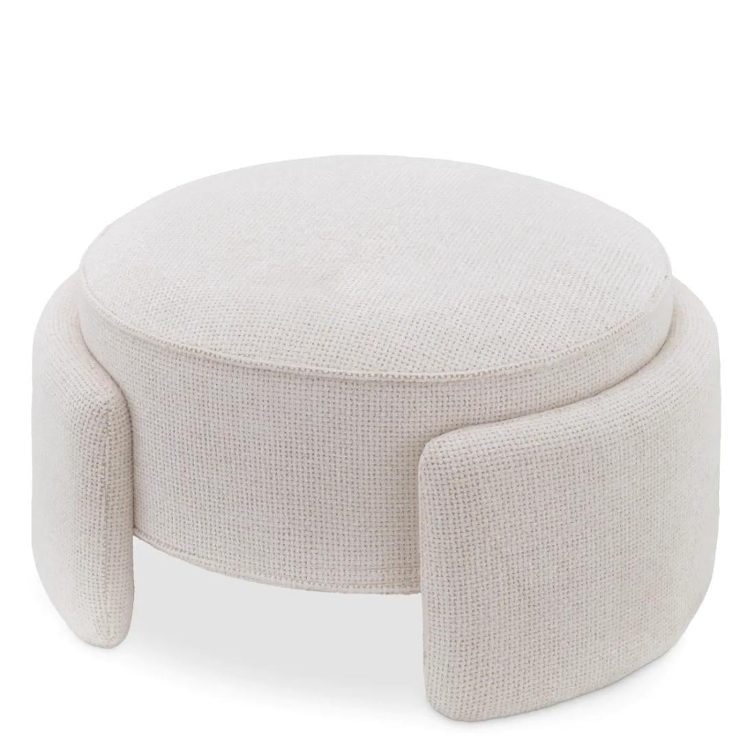 Ortega Stool in Lyssa Off-White