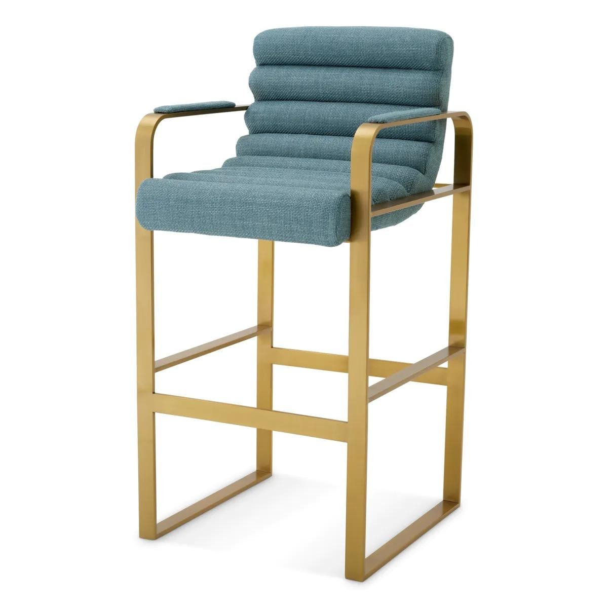 Bar Stool Olsen in Scalea Blue