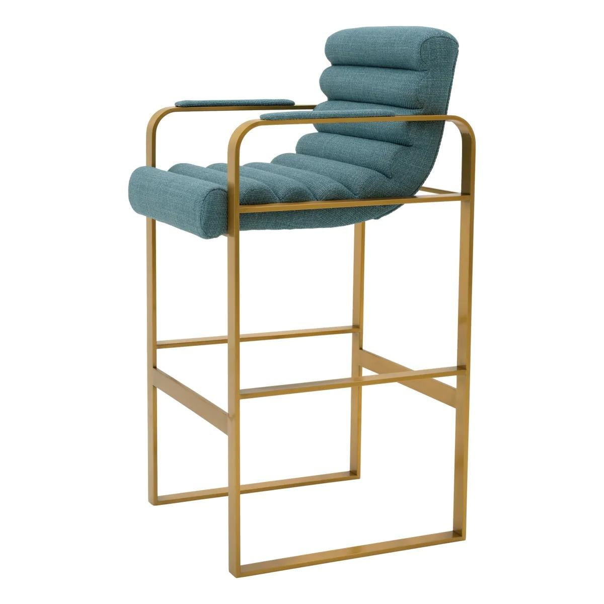 Bar Stool Olsen in Scalea Blue