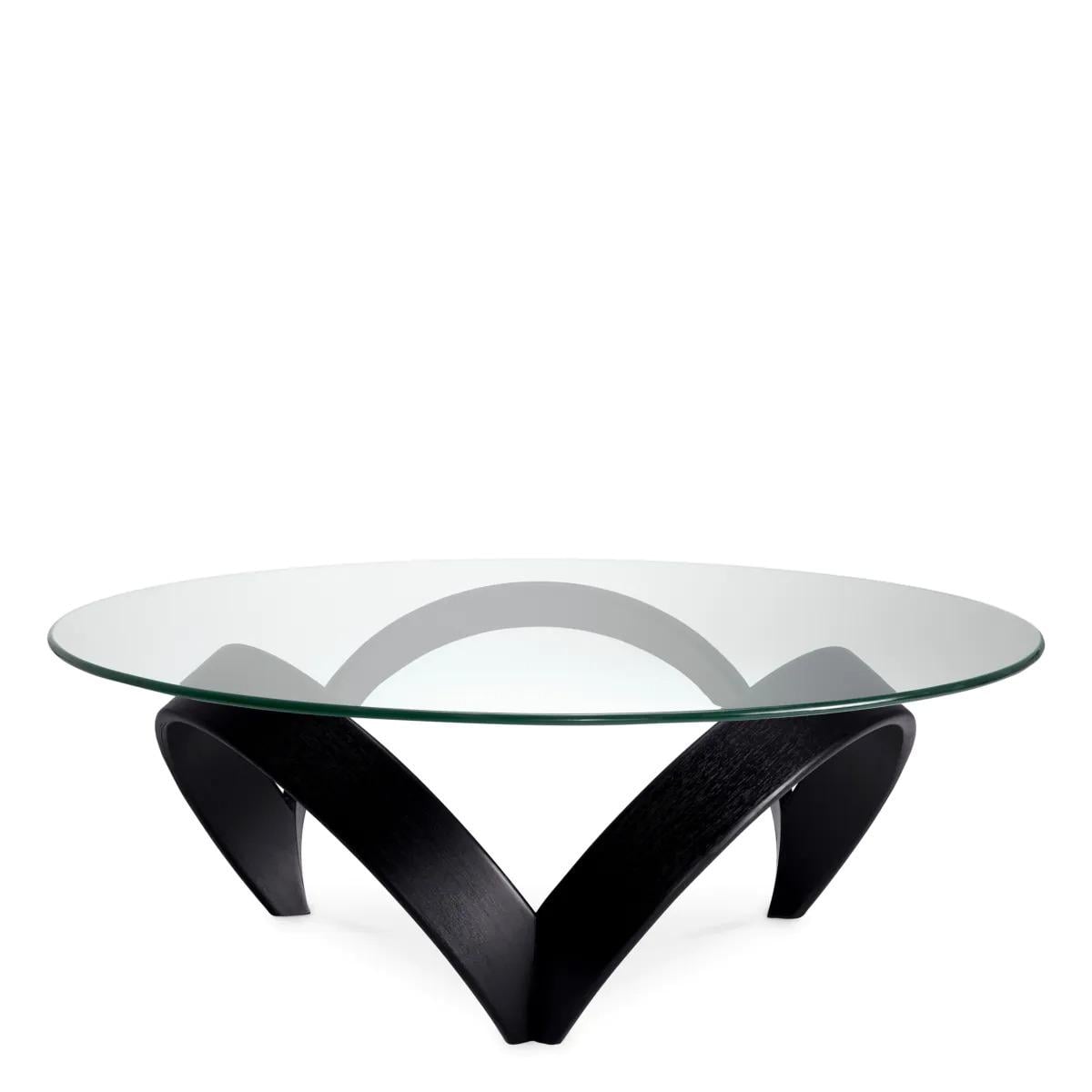 Coffee Table Soquel in Black Veneer