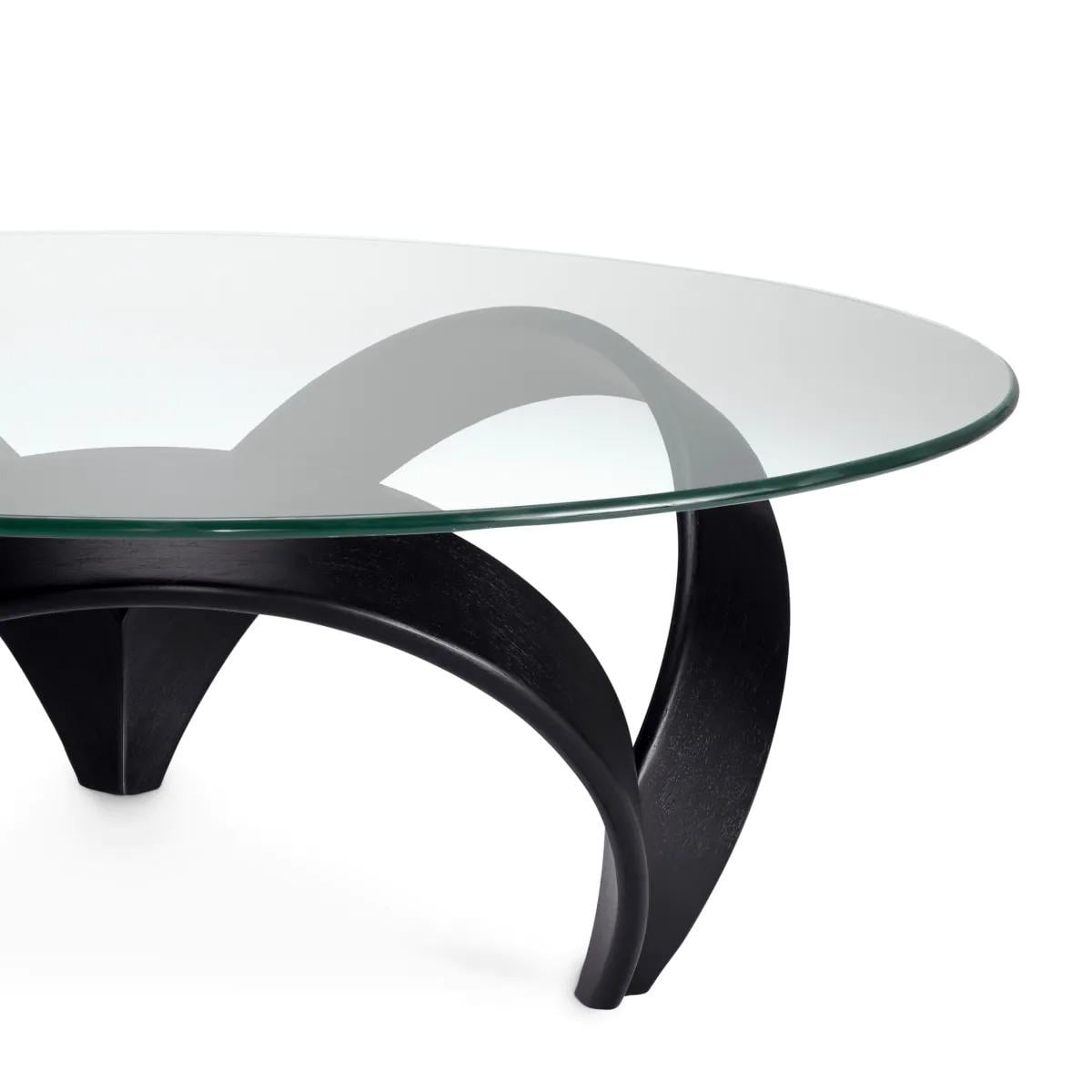 Coffee Table Soquel in Black Veneer