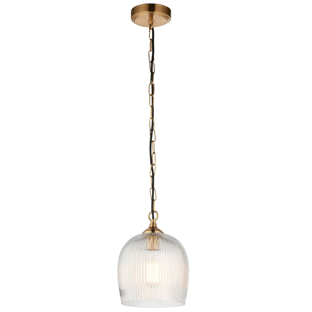 Etta Ribbed Pendant Light - Small