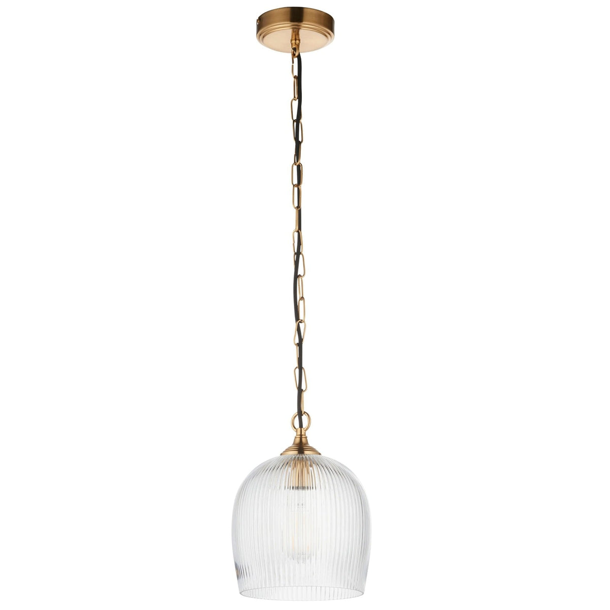 Etta Ribbed Pendant Light - Small