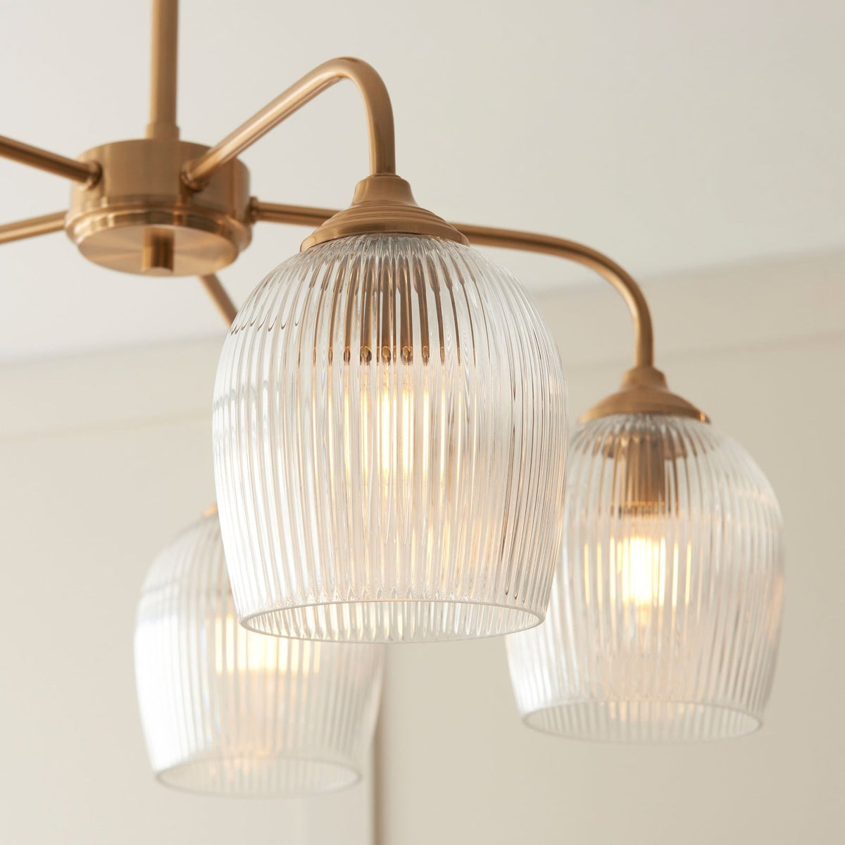 Etta Ribbed Pendant Light - Large