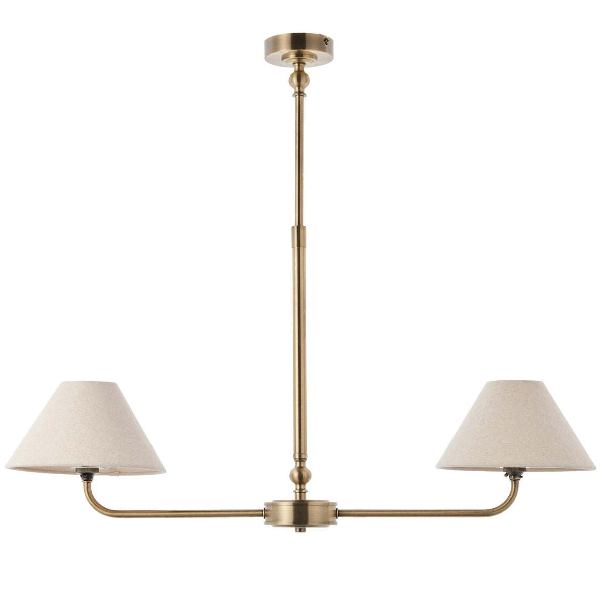 Caspian Pendant Light in Antique Brass - Small