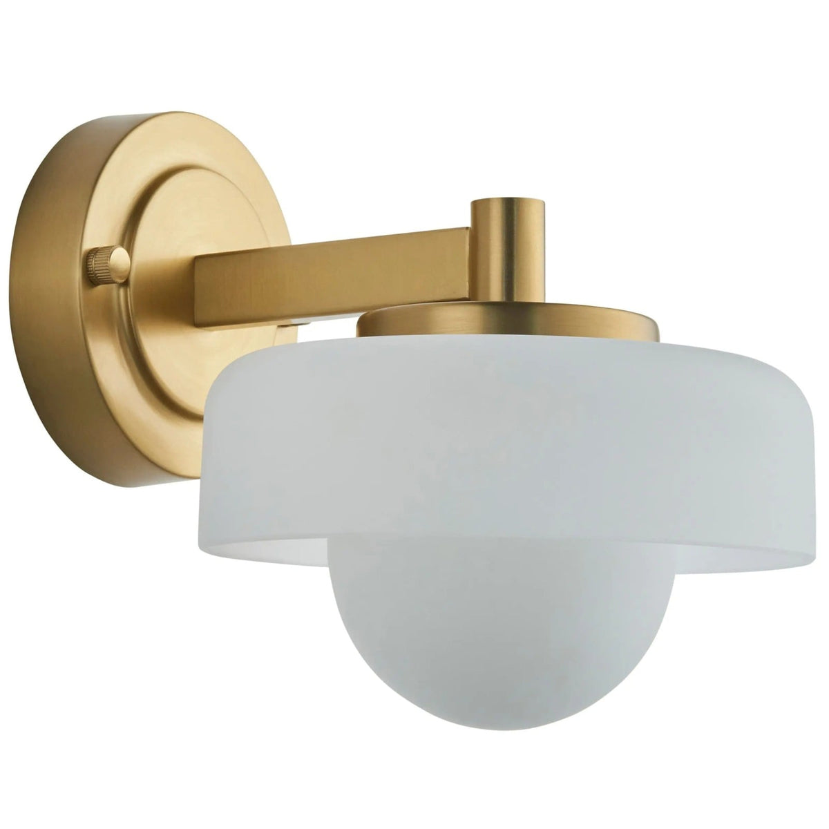 Kyson Wall Light in Brushed Aged Brass