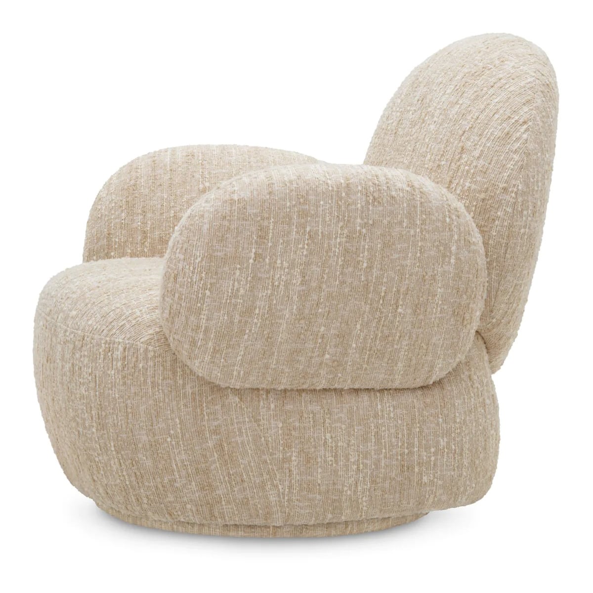 Swivel Chair Madrone in Boucle Sonata Cream