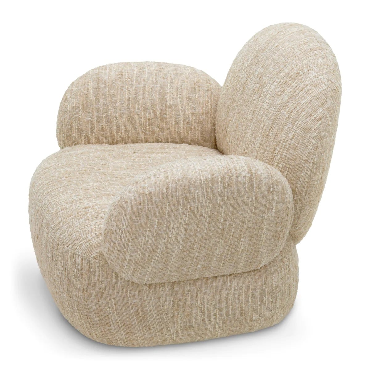 Swivel Chair Madrone in Boucle Sonata Cream