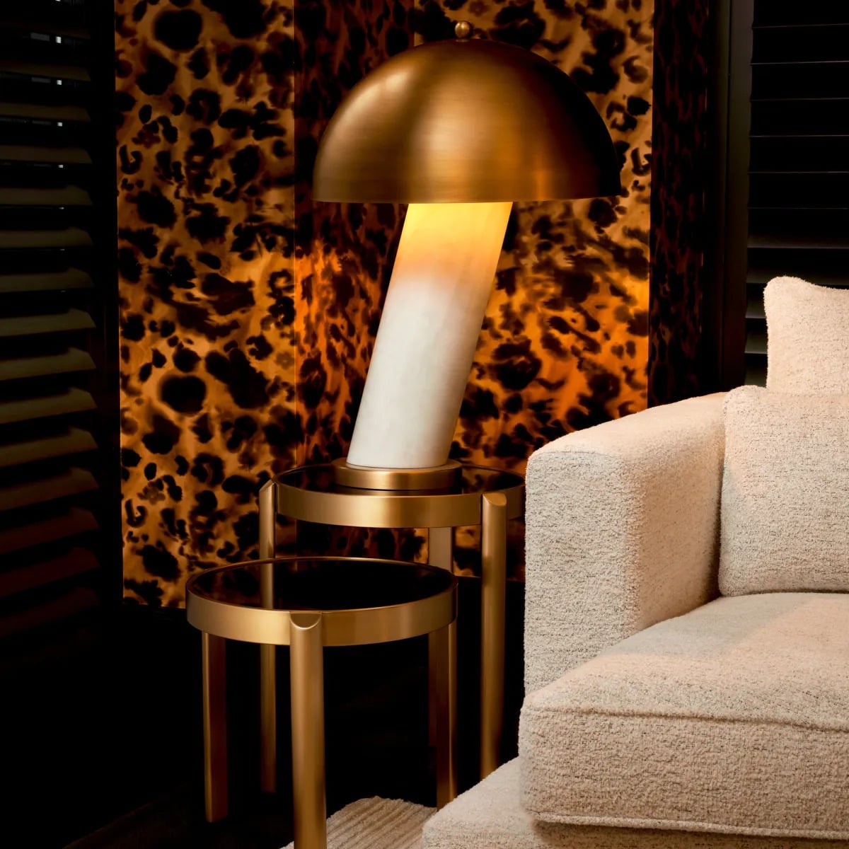 Daniel Table Lamp in White