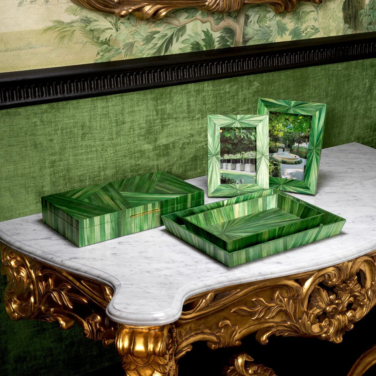 Box Harvard in Green
