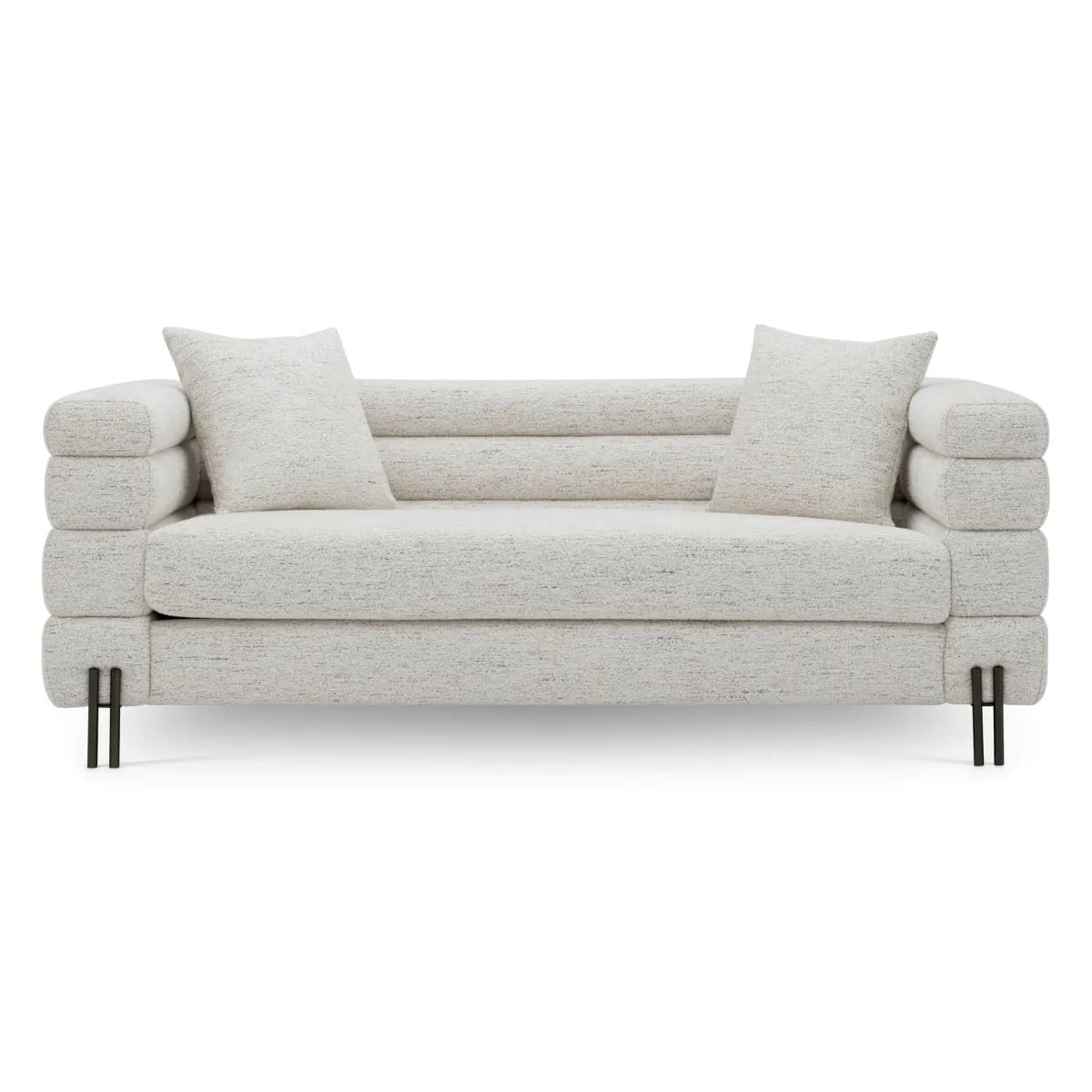 York Sofa in Seashell Off-White - Small