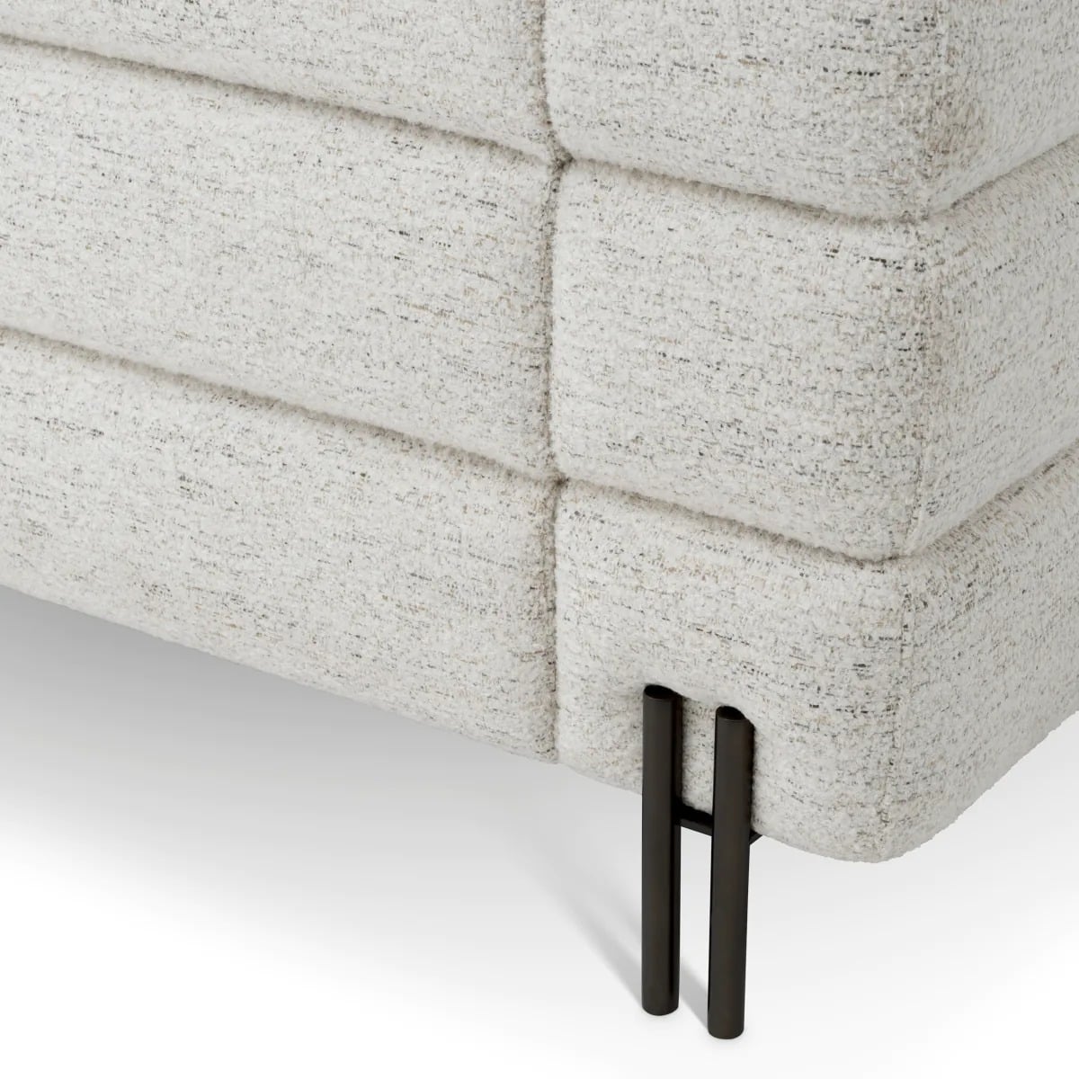 York Sofa in Seashell Off-White - Small