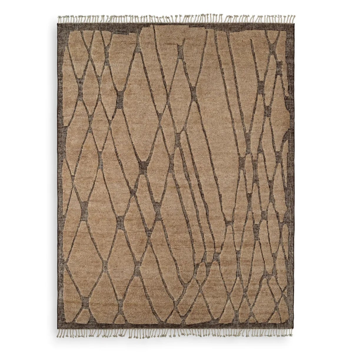 Coralie Rug in Brown - 300 x 400cm
