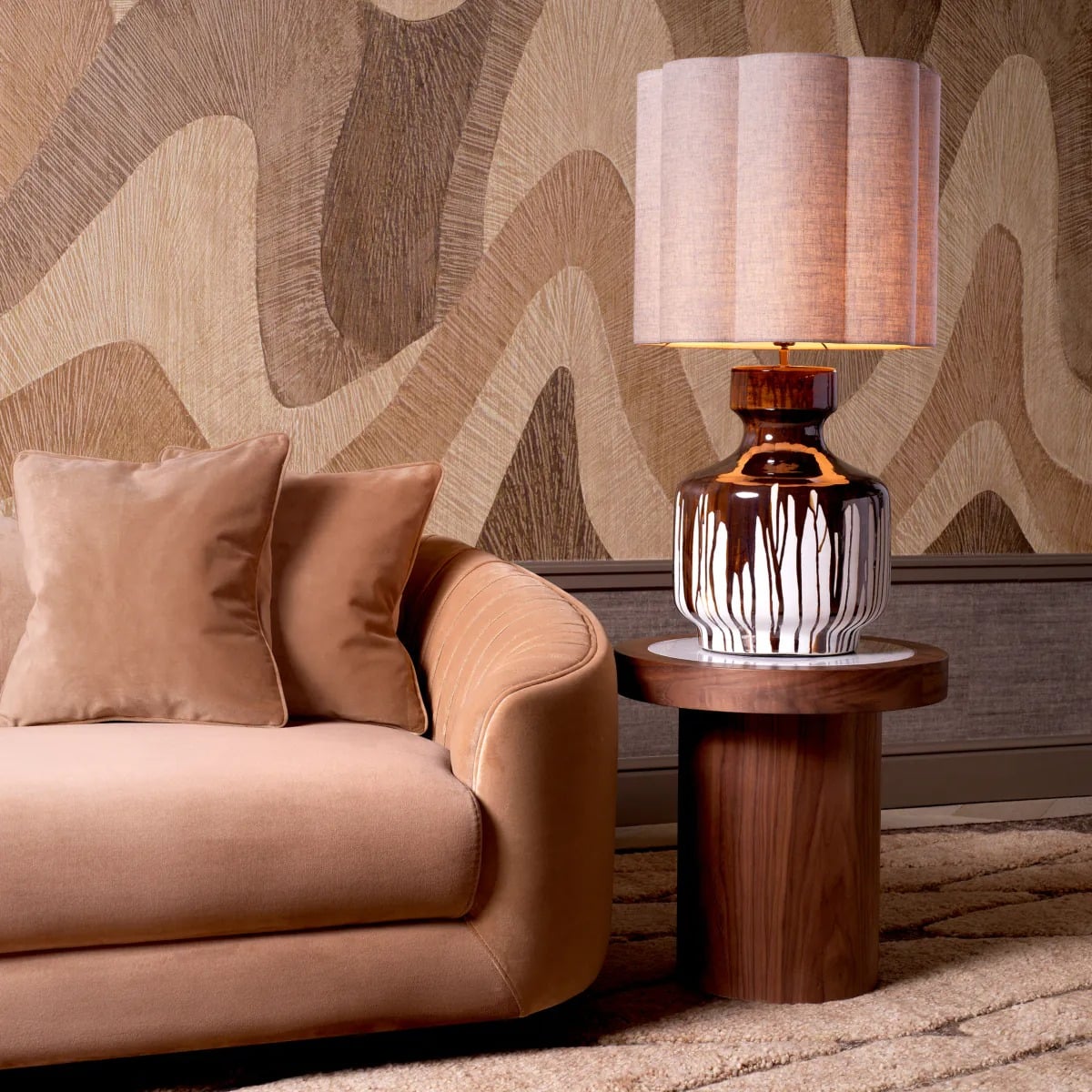 Side Table Presedio in Walnut