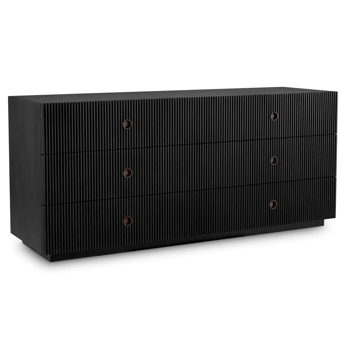 Drawer Chest Dimitrios in Charcoal Oak