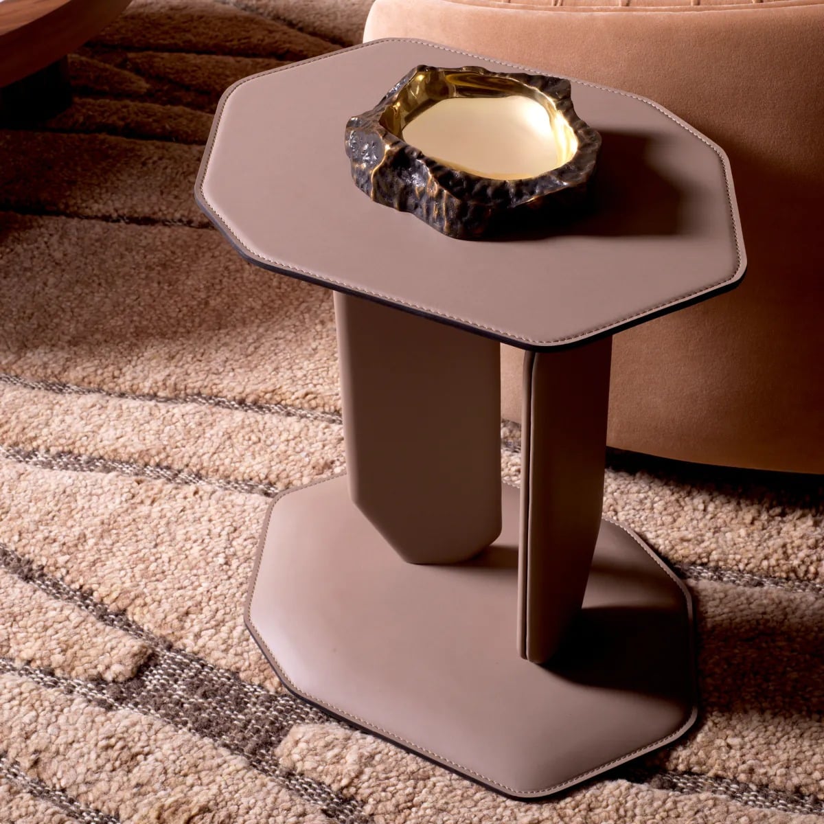 Side Table Maurizio in Brown