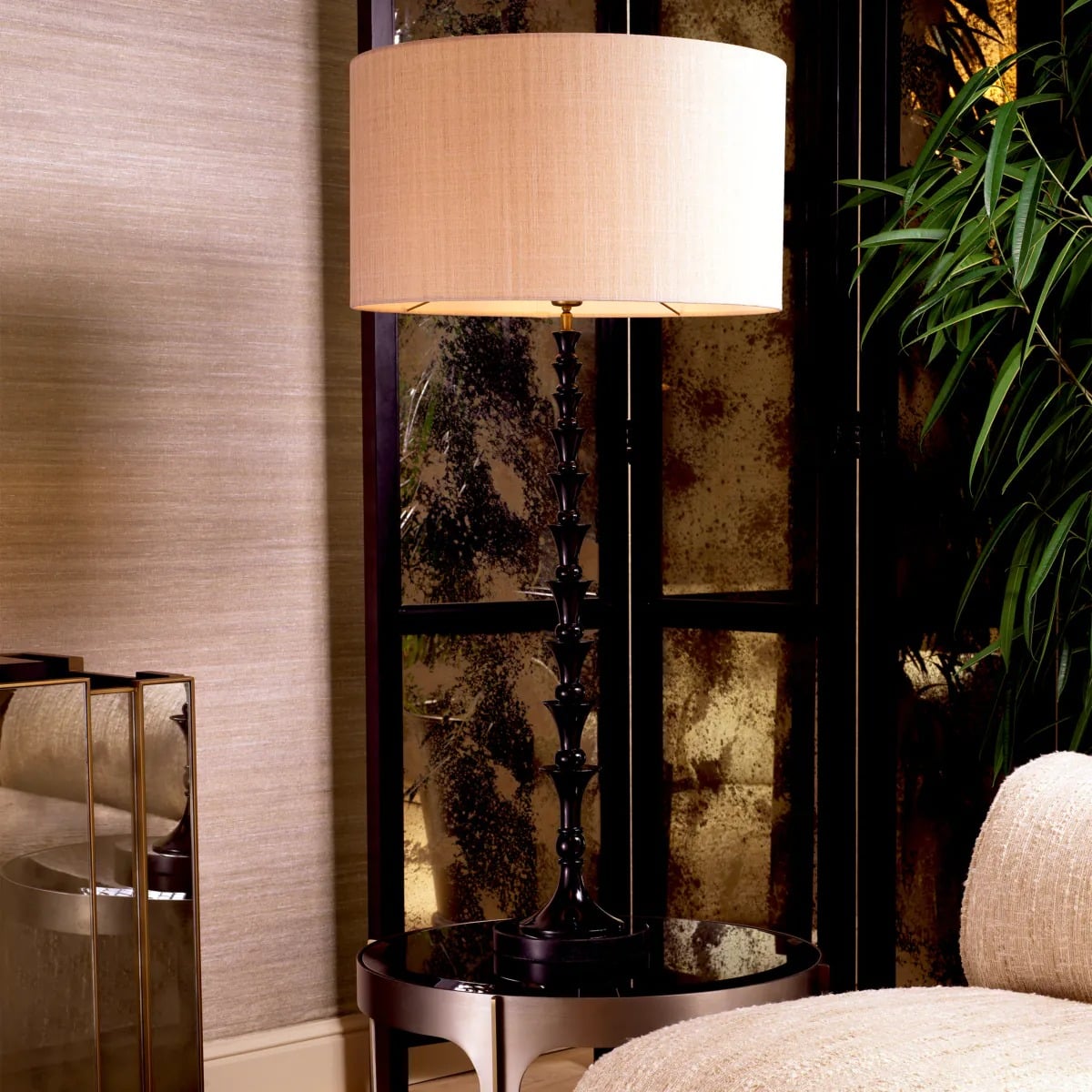 Table Lamp Arabella in Piano Black
