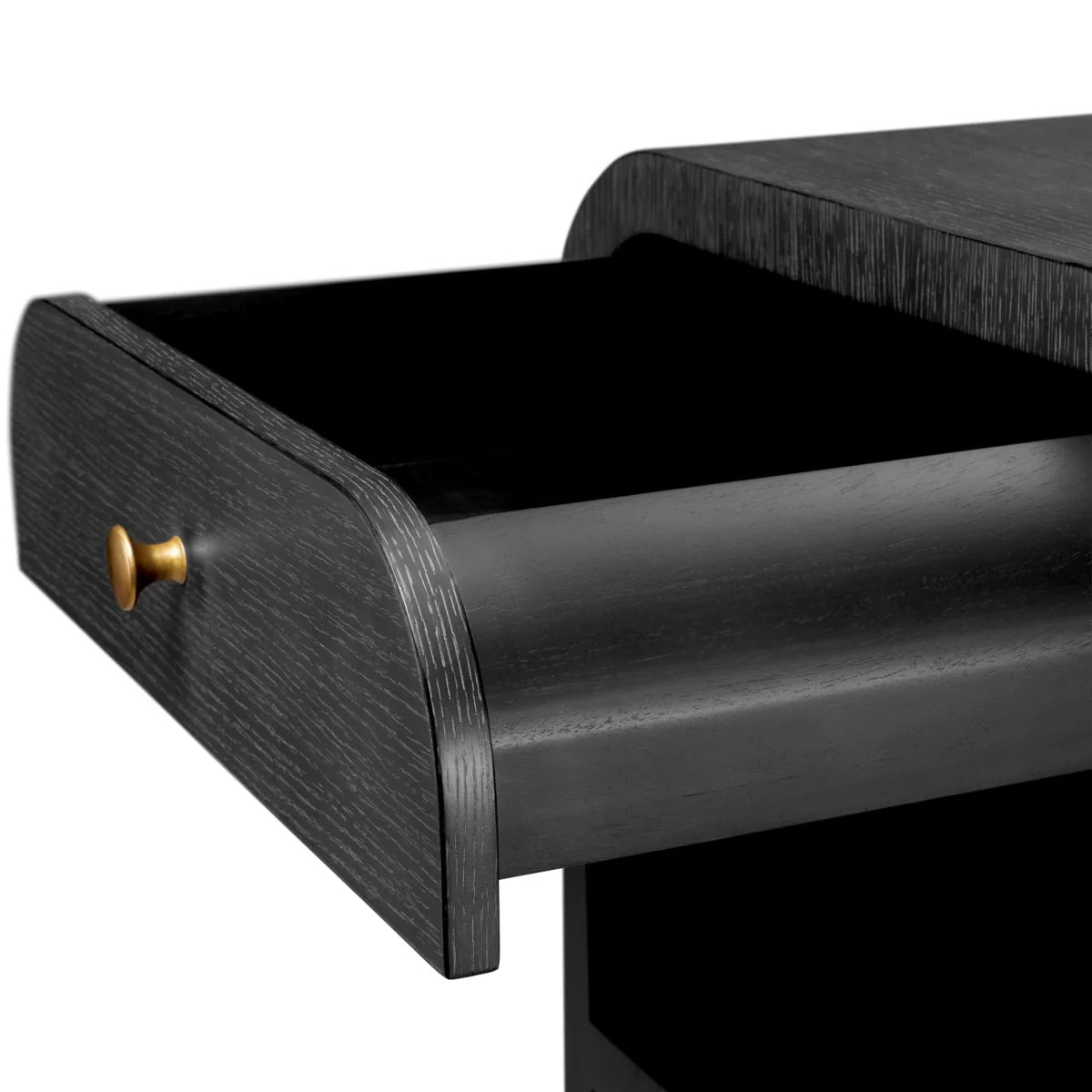 Nightstand Rhodes in Charcoal Oak